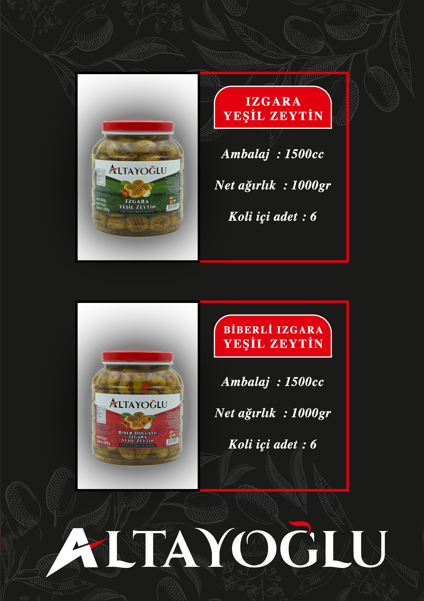 Yeşil zeytin